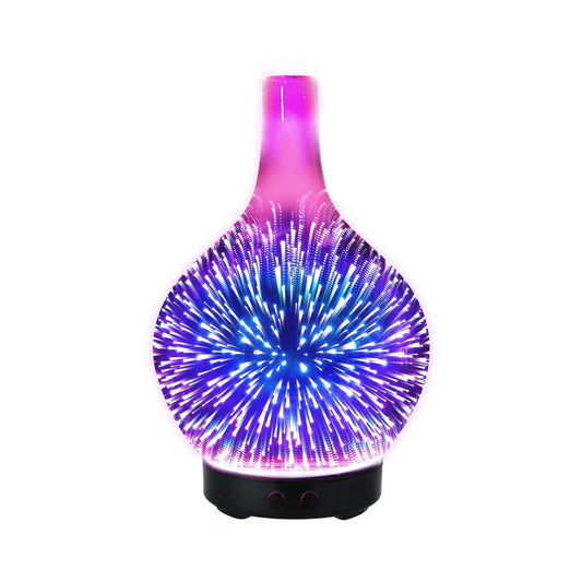 Devanti Appliances > Aroma Diffusers & Humidifiers > Aroma Diffusers Devanti Ultrasonic Aroma Aromatherapy Diffuser 3D Light Oil Firework Humidifier
