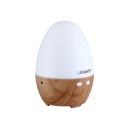 Devanti Appliances > Aroma Diffusers & Humidifiers > Aroma Diffusers Devanti Ultrasonic Aroma Diffuser Aromatherapy 130ml LED Lights Iron Humidifier Forest