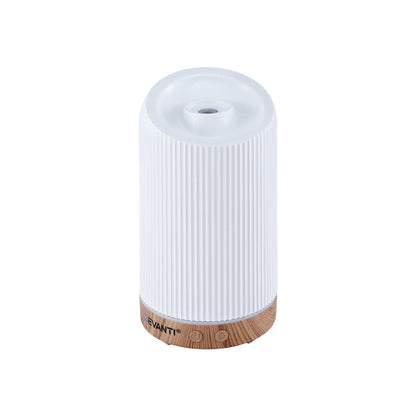 Devanti Appliances > Aroma Diffusers & Humidifiers > Aroma Diffusers Devanti Ultrasonic Aroma Diffuser Aromatherapy 200ml LED Lights Iron Humidifier Forest
