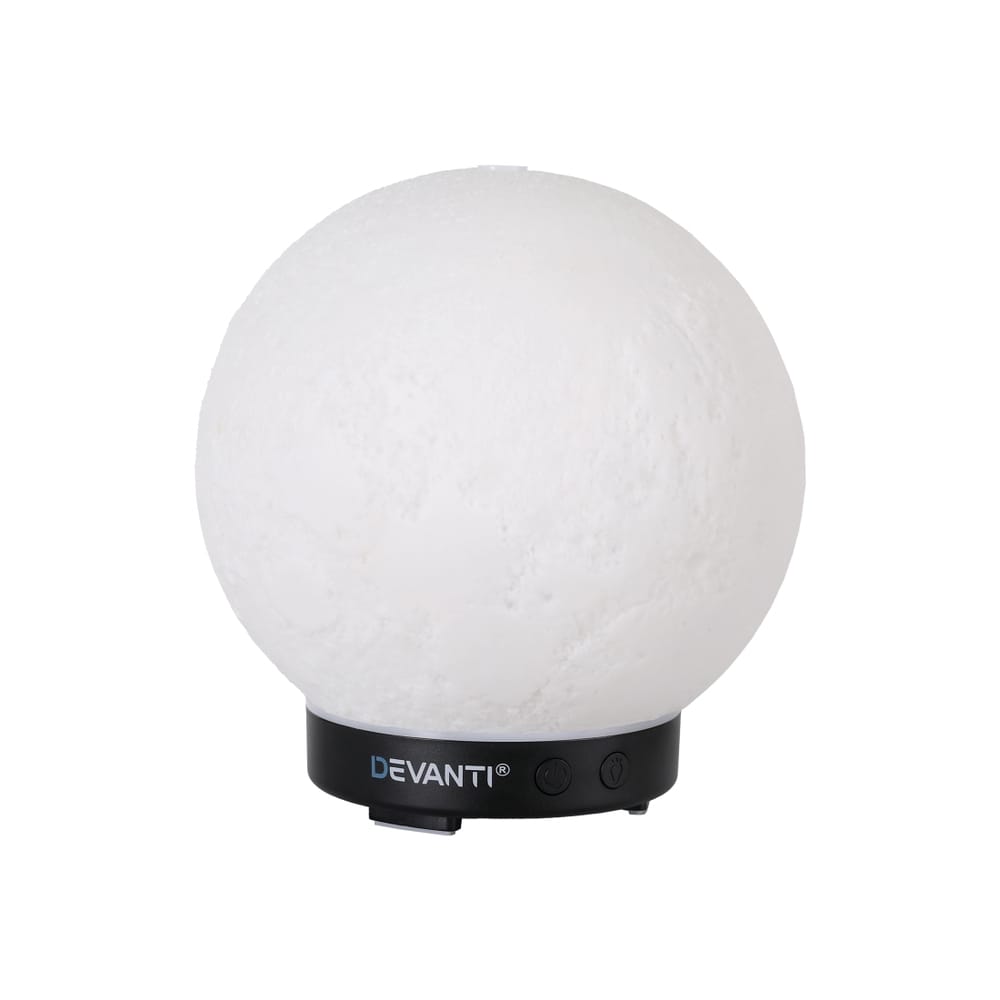 Devanti Appliances > Aroma Diffusers & Humidifiers > Aroma Diffusers Devanti Ultrasonic Aroma Diffuser Aromatherapy Moon Lamp 100ml