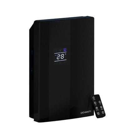 Devanti Appliances > Aroma Diffusers & Humidifiers > Dehumidifiers Devanti Dehumidifier 2L Air Purifier Black
