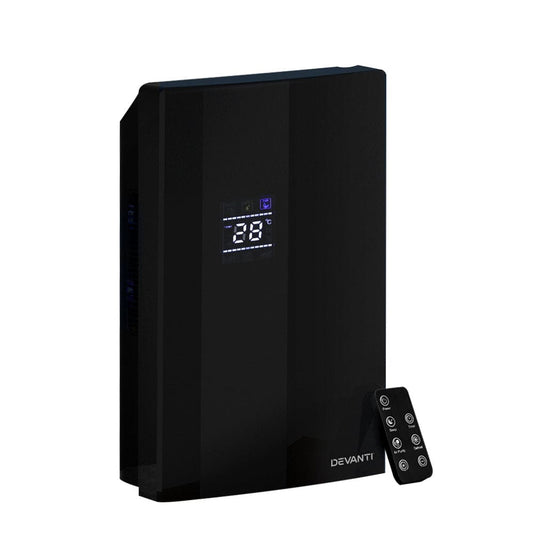 Devanti Appliances > Aroma Diffusers & Humidifiers > Dehumidifiers Devanti Dehumidifier 2L Air Purifier Black