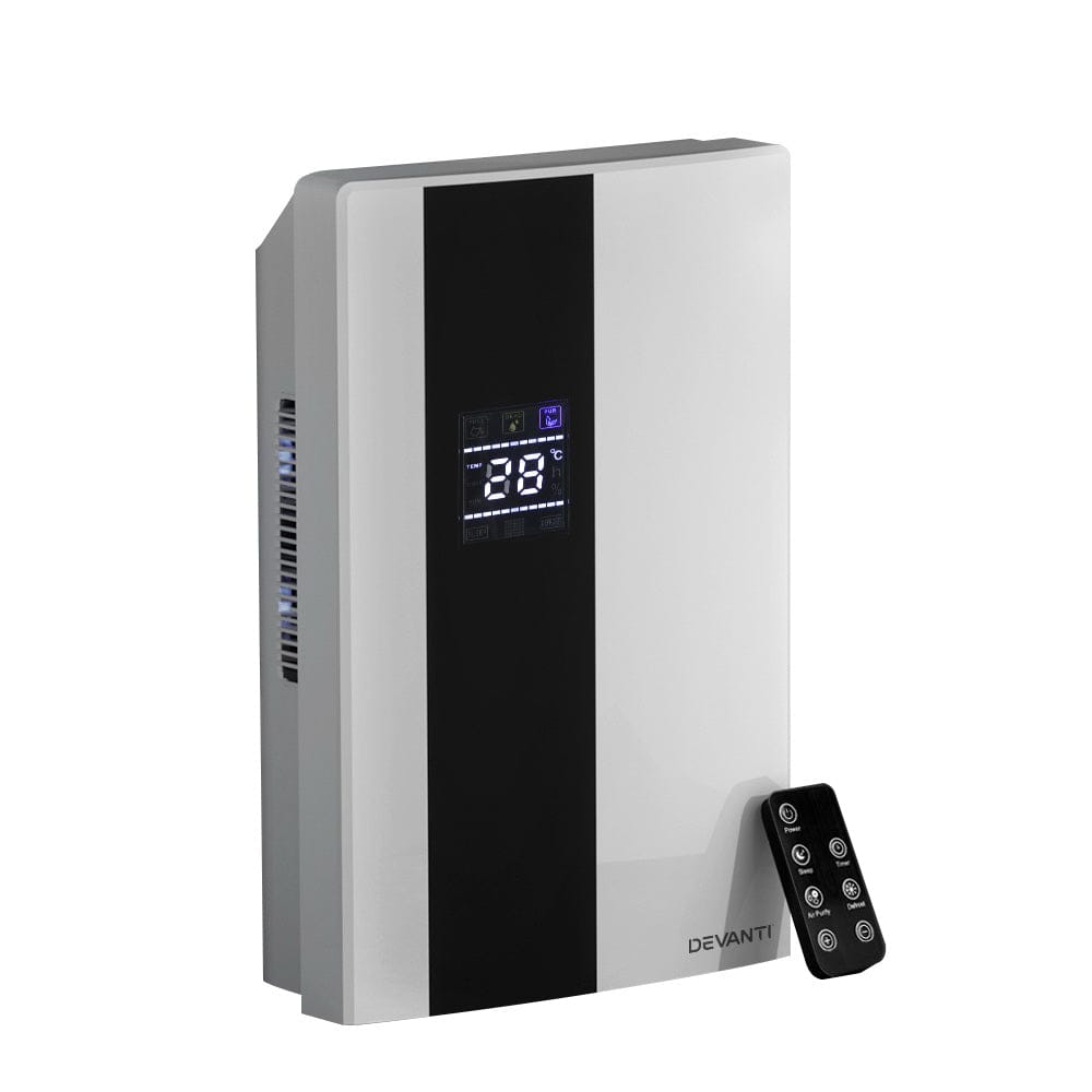 Devanti Appliances > Aroma Diffusers & Humidifiers > Dehumidifiers Devanti Dehumidifier 2L Air Purifier White