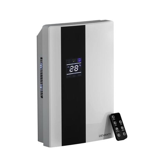 Devanti Appliances > Aroma Diffusers & Humidifiers > Dehumidifiers Devanti Dehumidifier 2L Air Purifier White