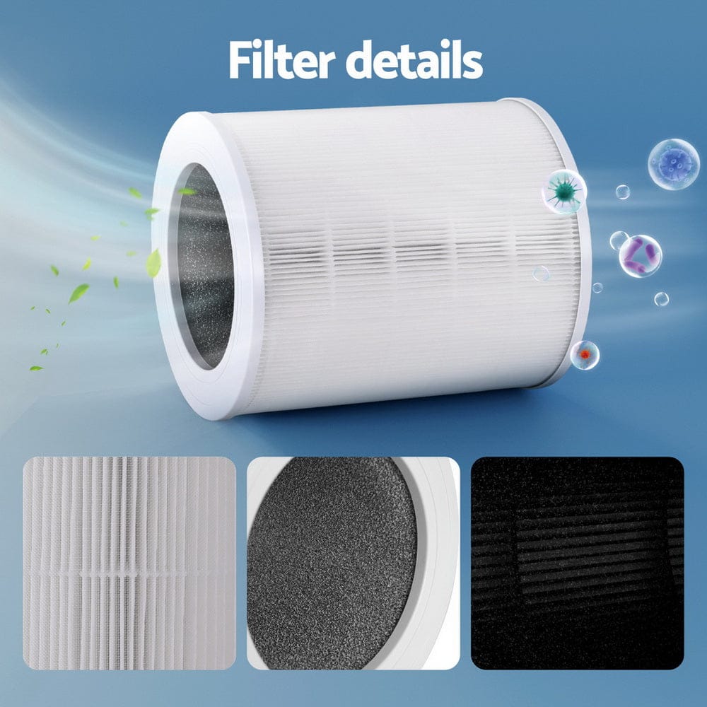 Devanti Appliances > Aroma Diffusers & Humidifiers > Purifiers Devanti Air Purifier 4 Layers HEPA Replacement Filter