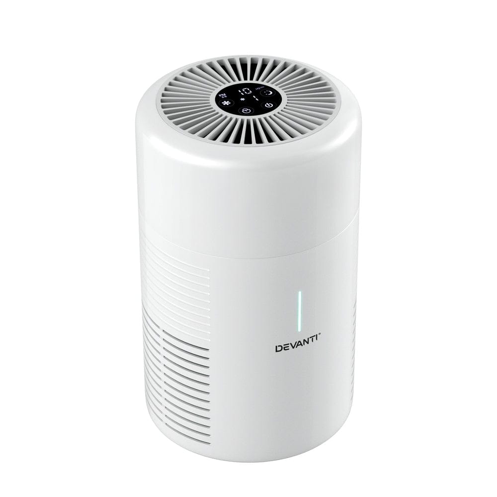 Devanti Appliances > Aroma Diffusers & Humidifiers > Purifiers Devanti Air Purifier HEPA Filter Home Purifiers Dust Sensor PM2.5 Remover