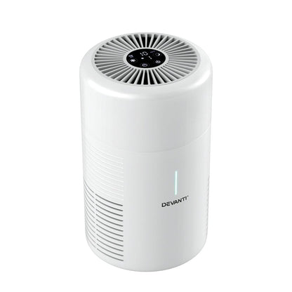 Devanti Appliances > Aroma Diffusers & Humidifiers > Purifiers Devanti Air Purifier HEPA Filter Home Purifiers Dust Sensor PM2.5 Remover