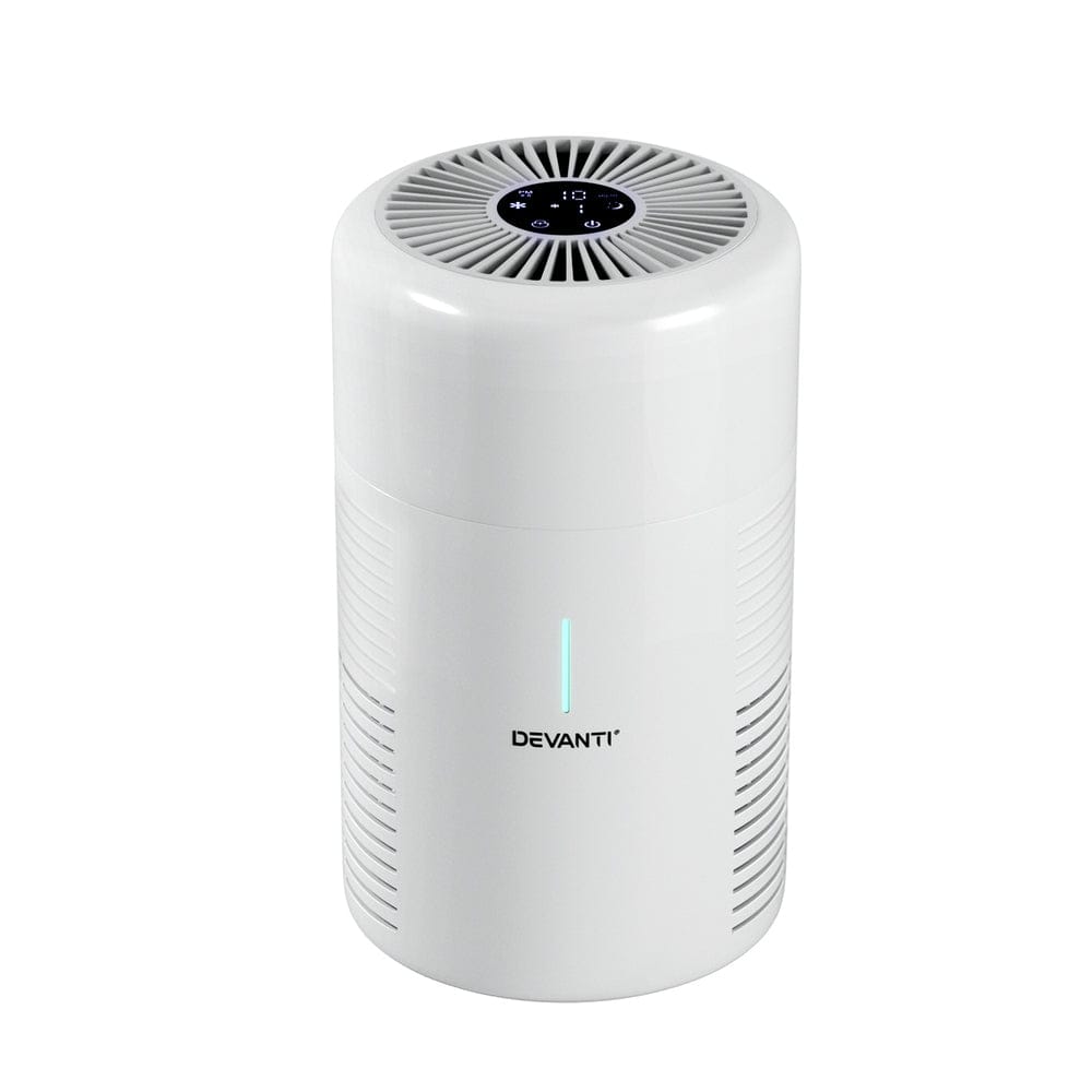 Devanti Appliances > Aroma Diffusers & Humidifiers > Purifiers Devanti Air Purifier HEPA Filter Home Purifiers Dust Sensor PM2.5 Remover