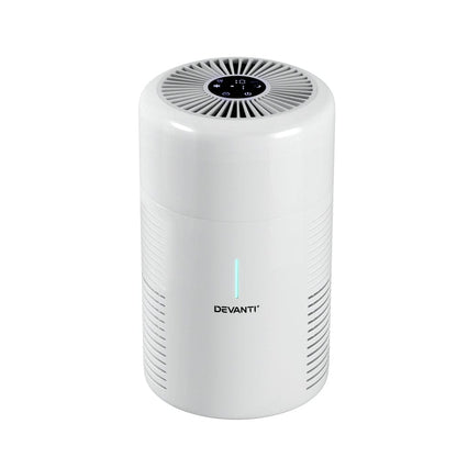 Devanti Appliances > Aroma Diffusers & Humidifiers > Purifiers Devanti Air Purifier HEPA Filter Home Purifiers Dust Sensor PM2.5 Remover