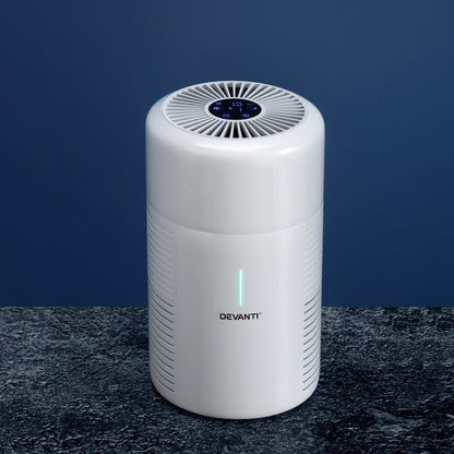 Devanti Appliances > Aroma Diffusers & Humidifiers > Purifiers Devanti Air Purifier HEPA Filter Home Purifiers Dust Sensor PM2.5 Remover