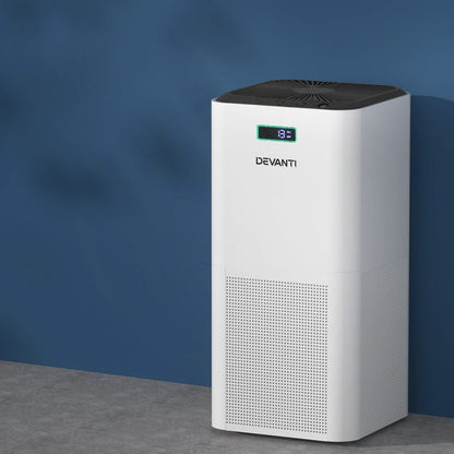 Devanti Appliances > Aroma Diffusers & Humidifiers > Purifiers Devanti Air Purifier Home Purifiers HEPA Filter