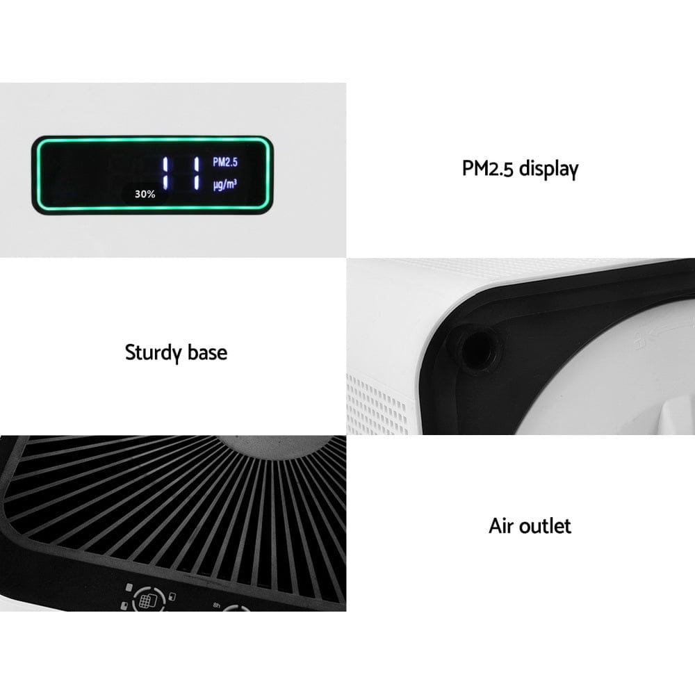 Devanti Appliances > Aroma Diffusers & Humidifiers > Purifiers Devanti Air Purifier Home Purifiers HEPA Filter