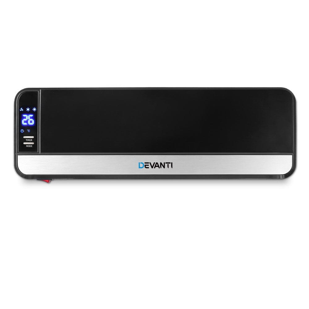 Devanti Appliances > Heaters > Electric Heaters Devanti 2000W Wall Mounted Panel Heater - Black
