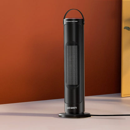 Devanti Appliances > Heaters > Electric Heaters Devanti Ceramic Tower Heater 2000W