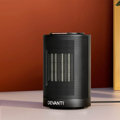 Devanti Appliances > Heaters > Electric Heaters Devanti Electric Fan Heater 1200W