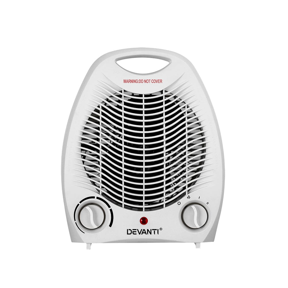 Devanti Appliances > Heaters > Electric Heaters Devanti Electric Fan Heater 2000W