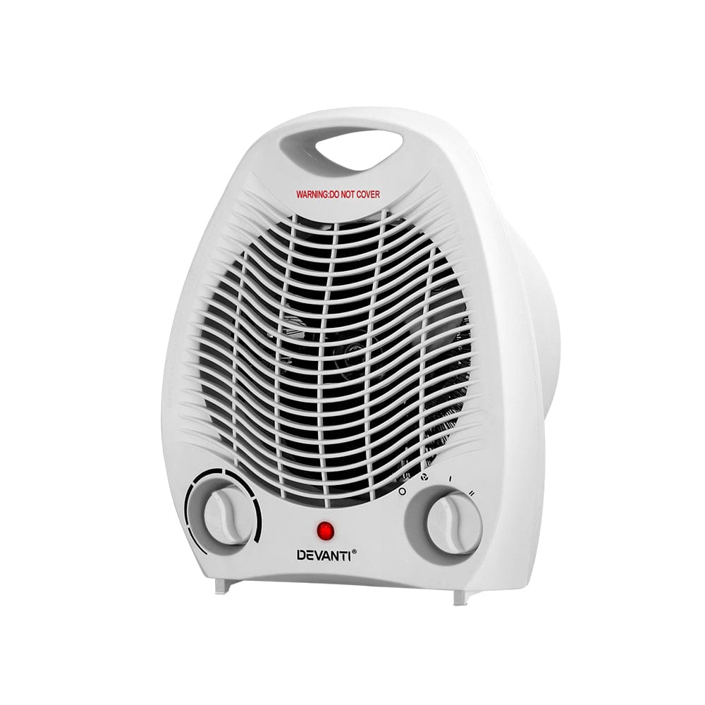 Devanti Appliances > Heaters > Electric Heaters Devanti Electric Fan Heater 2000W