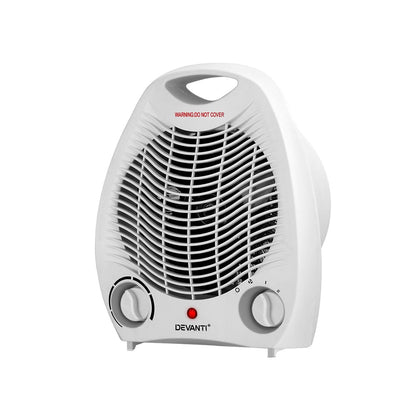 Devanti Appliances > Heaters > Electric Heaters Devanti Electric Fan Heater 2000W