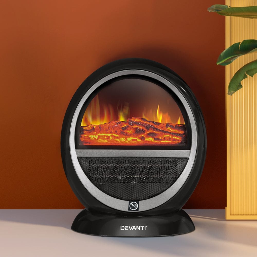 Devanti Appliances > Heaters > Electric Heaters Devanti Electric Fireplace Fire Heaters 1500W