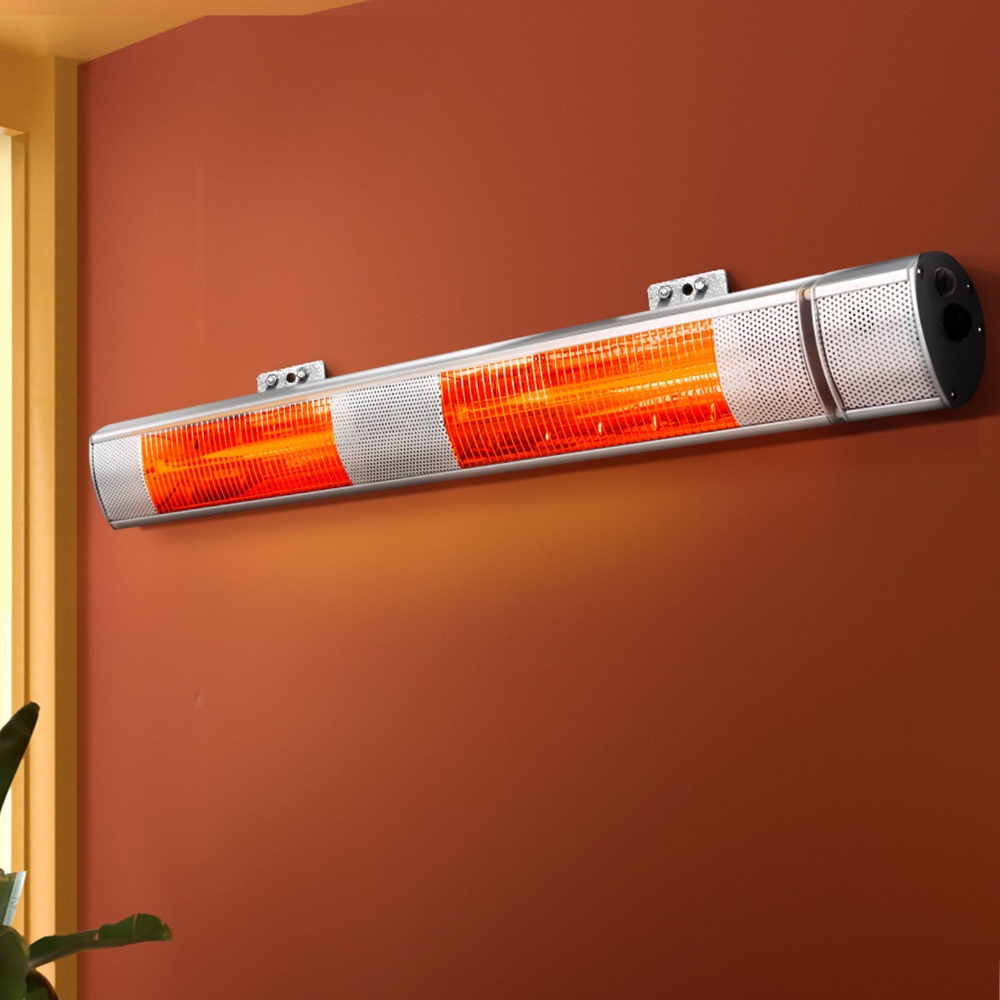 Devanti Appliances > Heaters > Electric Heaters Devanti Electric Strip Heater Infrared Radiant Heaters 3000W