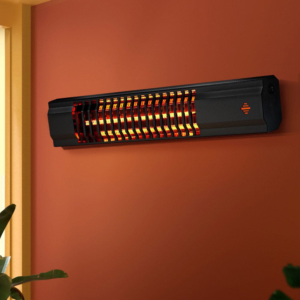Devanti Appliances > Heaters > Electric Heaters Devanti Electric Strip Heater Radiant Heaters 2000W