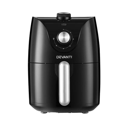 Devanti Appliances > Kitchen Appliances > Air Fryers Devanti Air Fryer 2.5L Knob Fryers