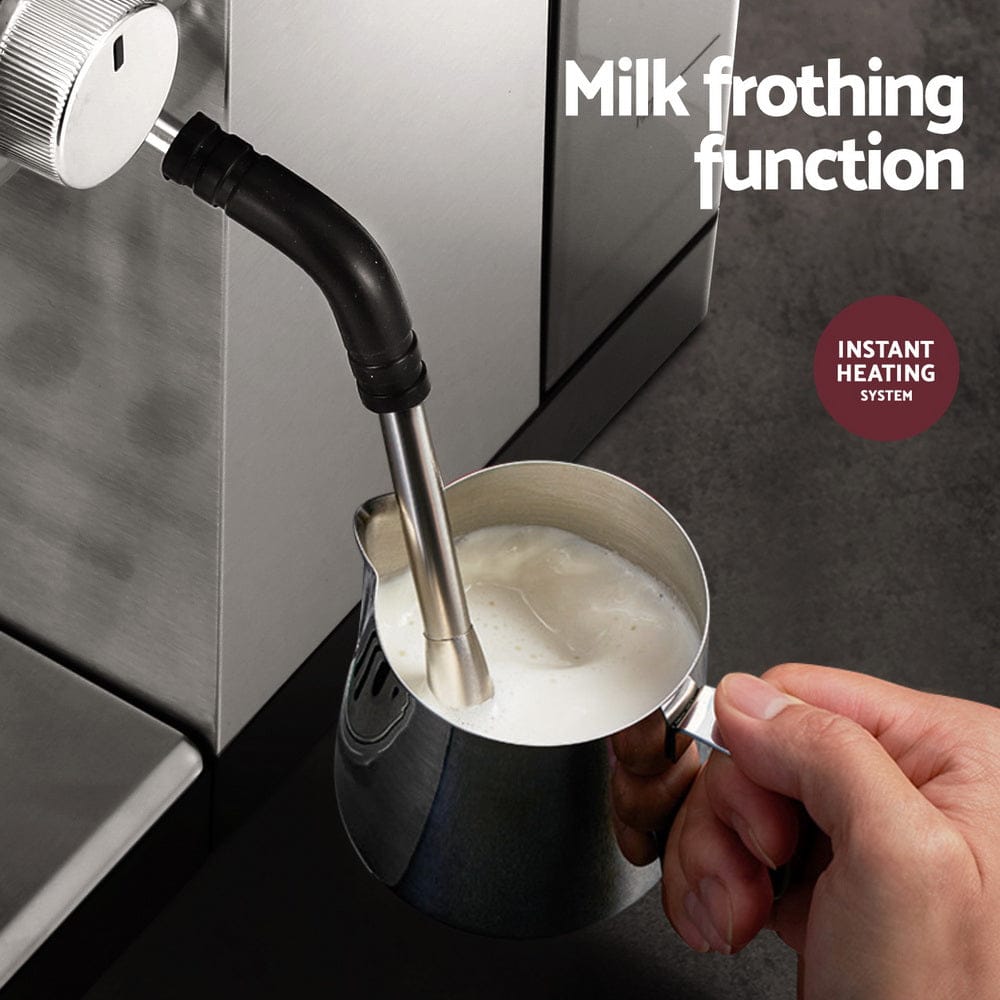 Devanti Appliances > Kitchen Appliances > Coffee Machines & Accessories Devanti 20 Bar Coffee Machine Espresso Cafe Maker