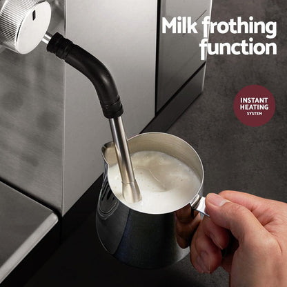 Devanti Appliances > Kitchen Appliances > Coffee Machines & Accessories Devanti 20 Bar Coffee Machine Espresso Cafe Maker