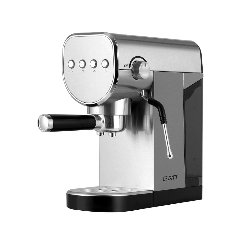 Devanti Appliances > Kitchen Appliances > Coffee Machines & Accessories Devanti 20 Bar Coffee Machine Espresso Cafe Maker