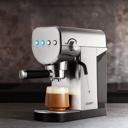 Devanti Appliances > Kitchen Appliances > Coffee Machines & Accessories Devanti 20 Bar Coffee Machine Espresso Cafe Maker