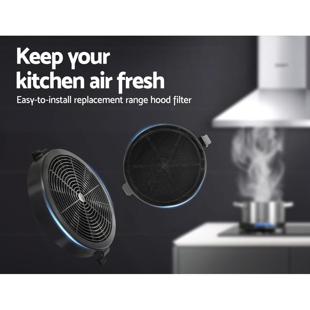 Devanti Appliances > Kitchen Appliances > Cooking Ranges Devanti 11cm Range Hood Carbon Charcoal Filters Replacement X2