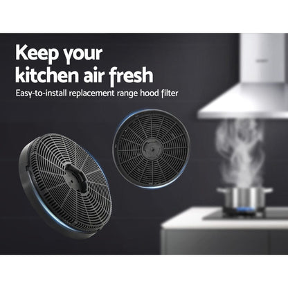 Devanti Appliances > Kitchen Appliances > Cooking Ranges Devanti 16cm Range Hood Carbon Charcoal Filters Replacement X2