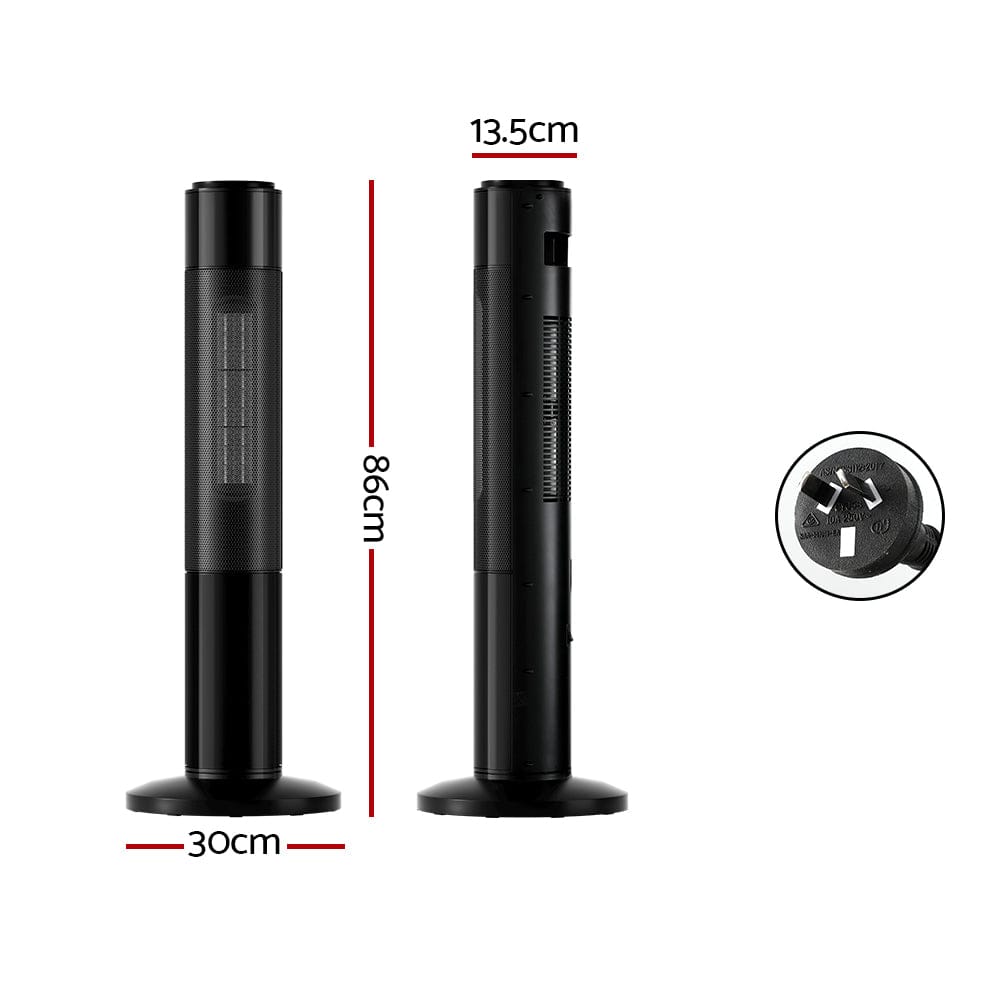 Devanti Appliances > Kitchen Appliances > Cooktops & Stoves Devanti Ceramic Tower Heater 3D Flame 2000W