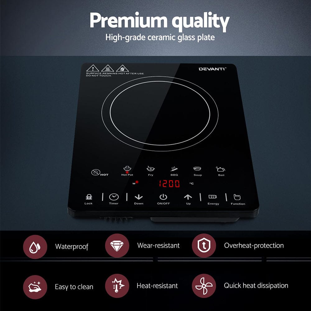 Devanti Appliances > Kitchen Appliances > Cooktops & Stoves Devanti Electric Ceramic Cooktop 30cm
