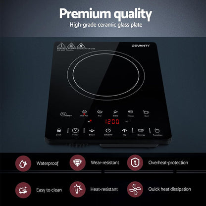 Devanti Appliances > Kitchen Appliances > Cooktops & Stoves Devanti Electric Ceramic Cooktop 30cm