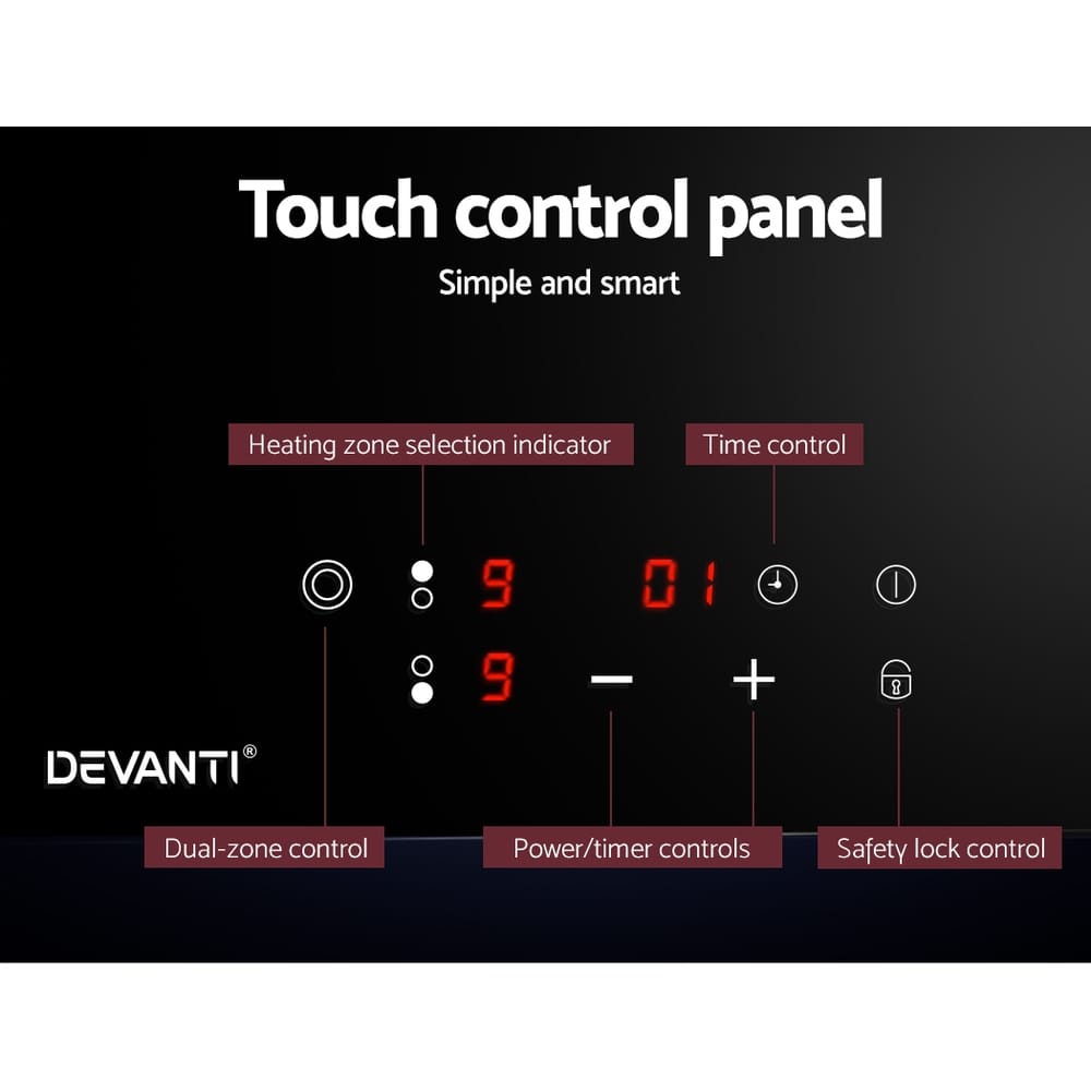 Devanti Appliances > Kitchen Appliances > Cooktops & Stoves Devanti Electric Ceramic Cooktop 30cm