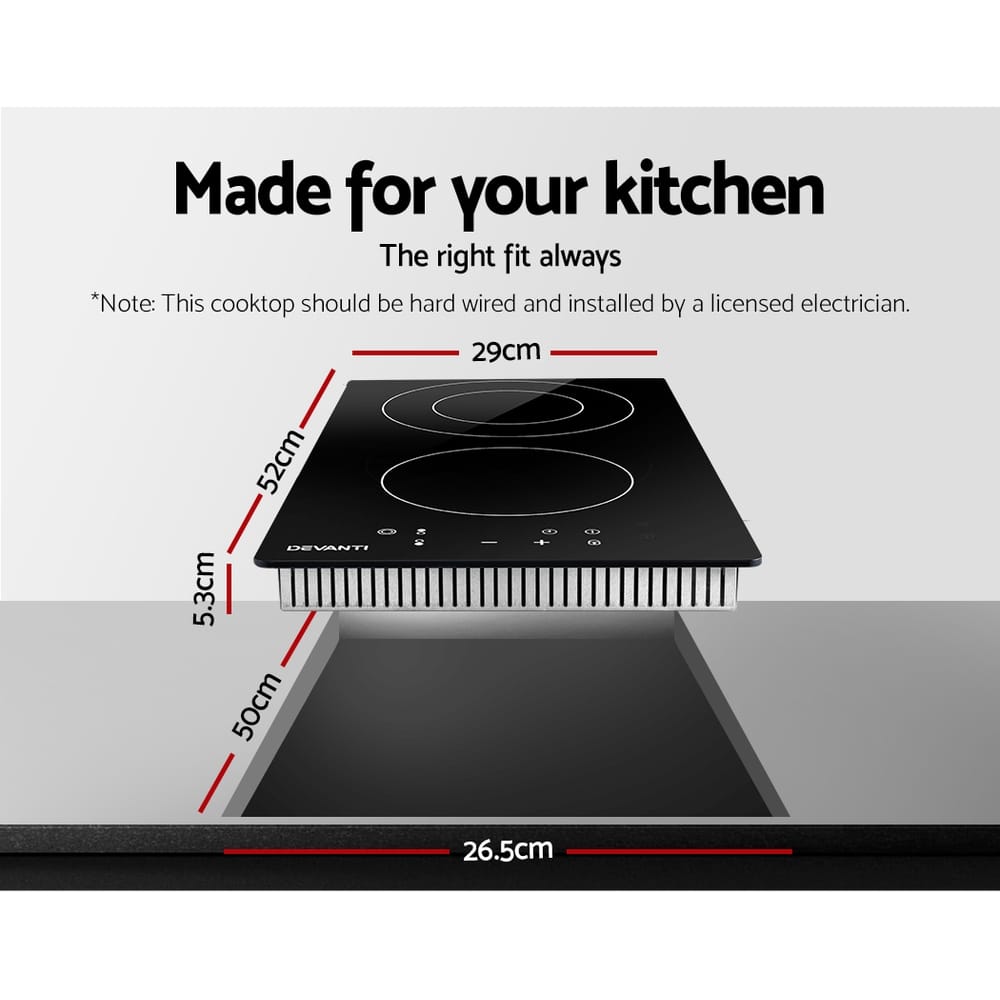 Devanti Appliances > Kitchen Appliances > Cooktops & Stoves Devanti Electric Ceramic Cooktop 30cm