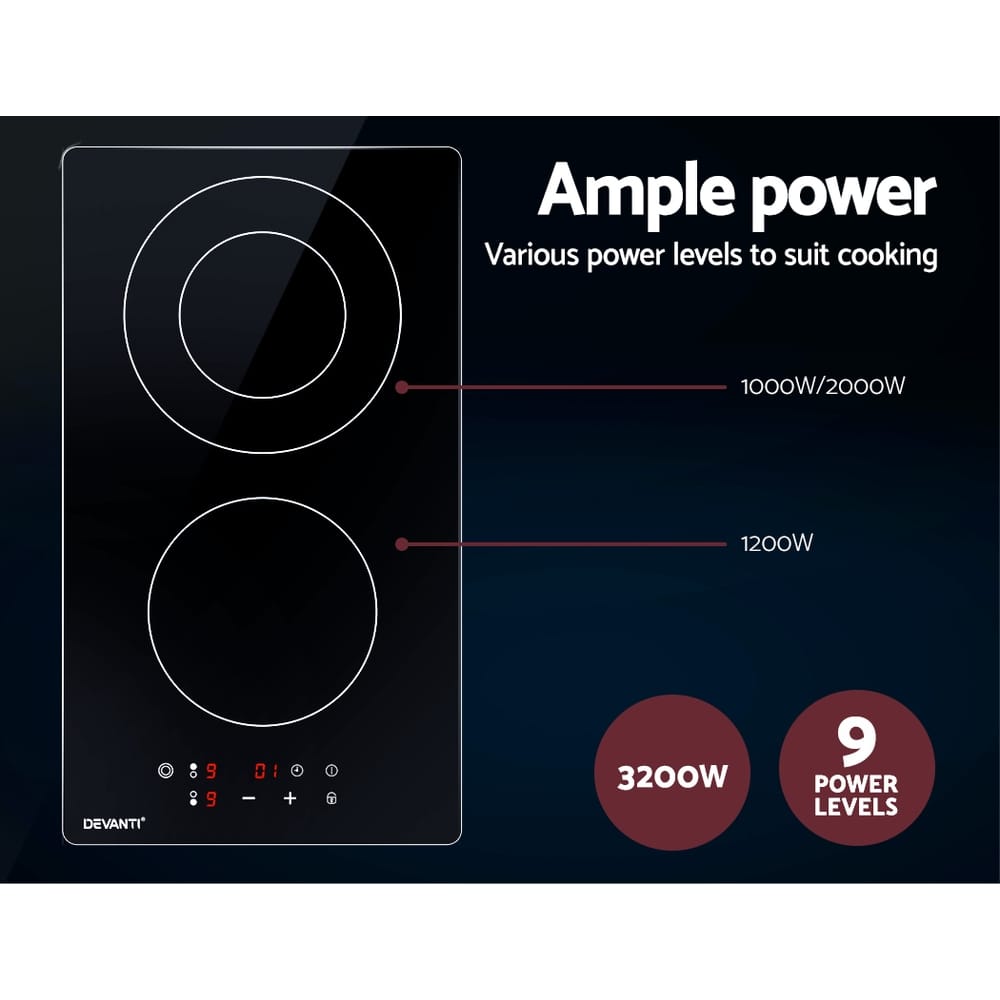 Devanti Appliances > Kitchen Appliances > Cooktops & Stoves Devanti Electric Ceramic Cooktop 30cm
