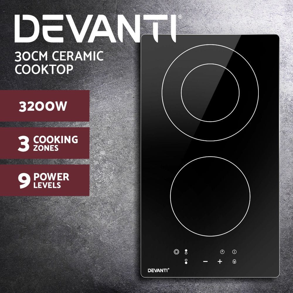 Devanti Appliances > Kitchen Appliances > Cooktops & Stoves Devanti Electric Ceramic Cooktop 30cm