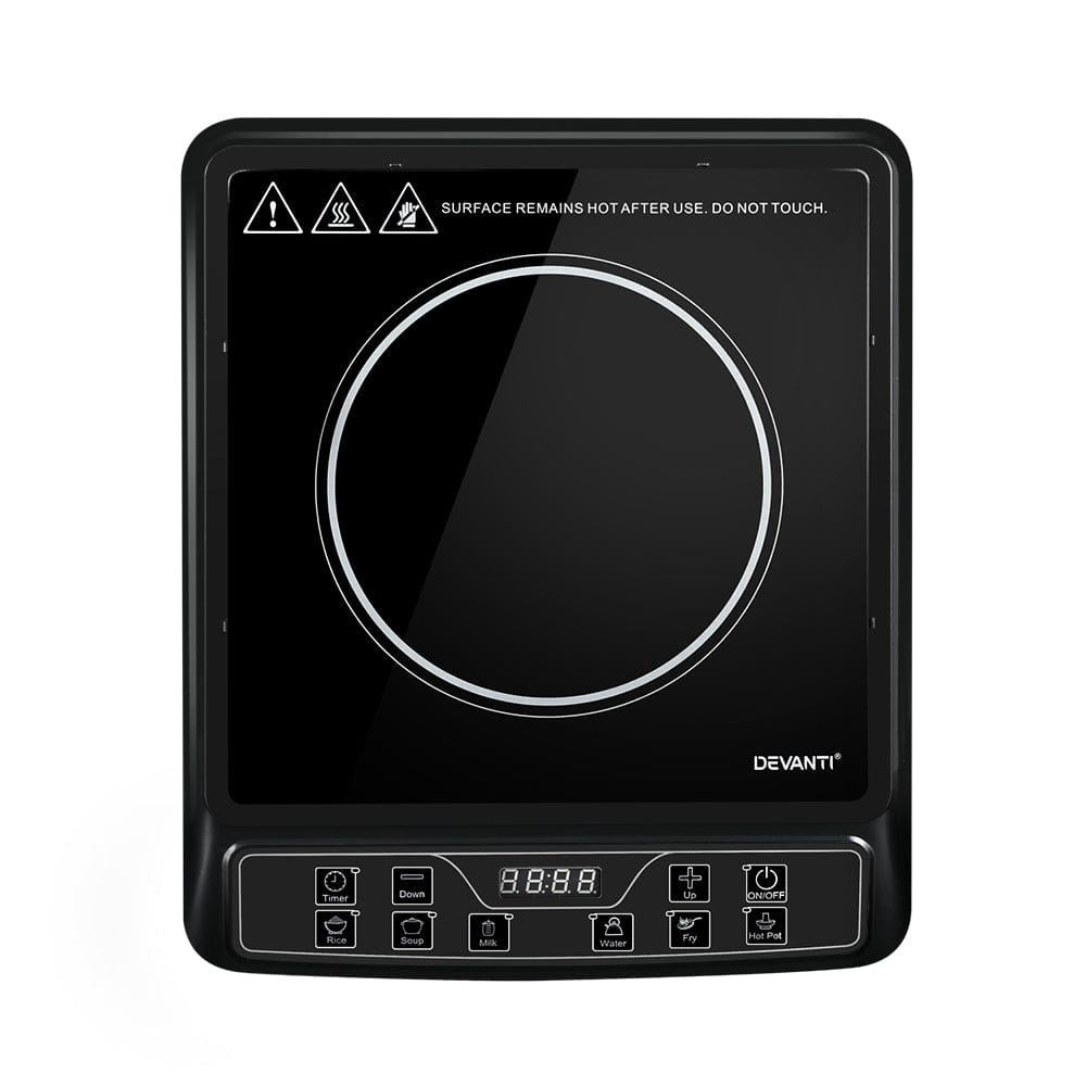 Devanti Appliances > Kitchen Appliances > Cooktops & Stoves Devanti Induction Cooktop 30cm Portable Cooker