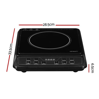 Devanti Appliances > Kitchen Appliances > Cooktops & Stoves Devanti Induction Cooktop 30cm Portable Cooker