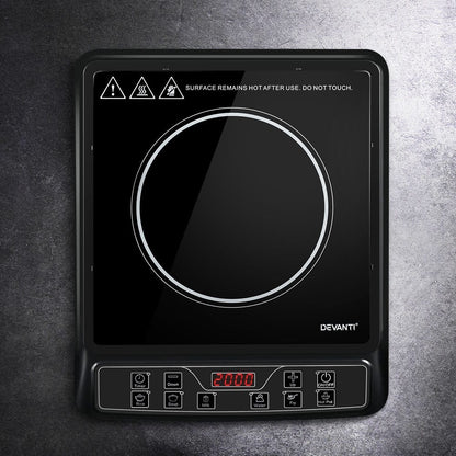 Devanti Appliances > Kitchen Appliances > Cooktops & Stoves Devanti Induction Cooktop 30cm Portable Cooker