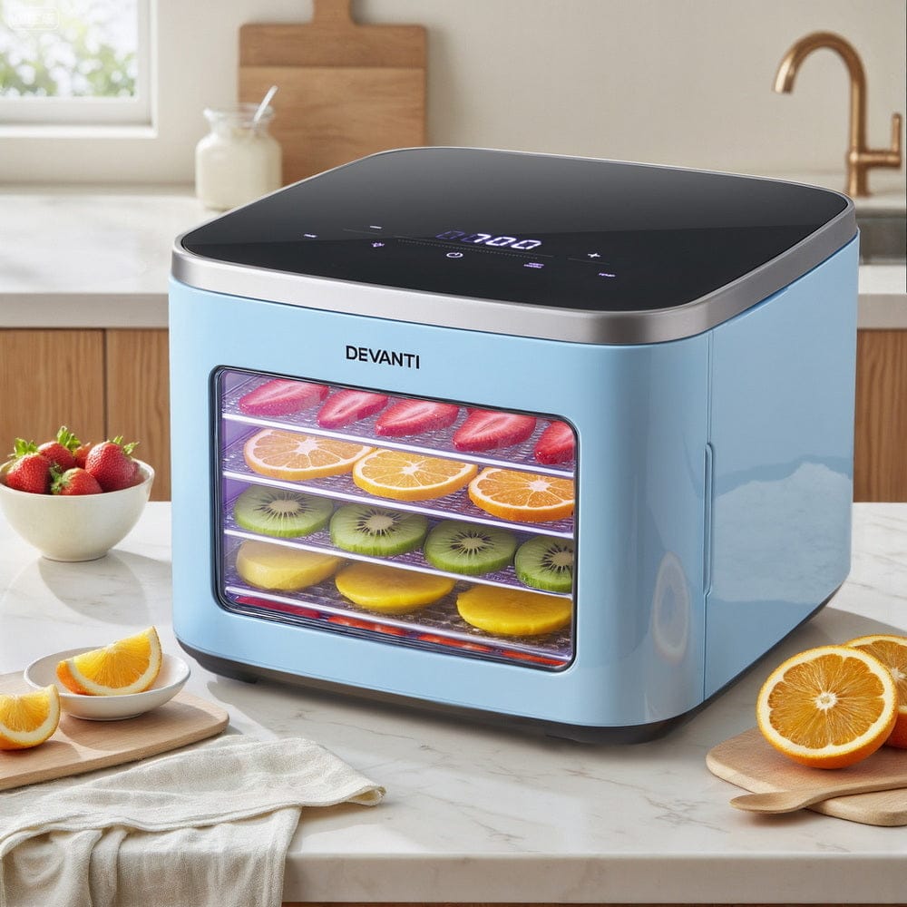Devanti Appliances > Kitchen Appliances > Food Dehydrators Devanti 5 Trays Food Dehydrator Mini Fruit Dryer 500W
