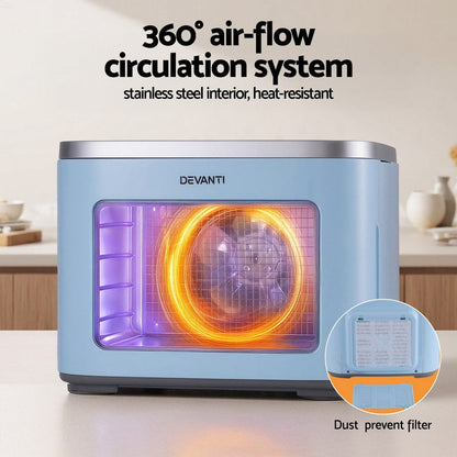 Devanti Appliances > Kitchen Appliances > Food Dehydrators Devanti 5 Trays Food Dehydrator Mini Fruit Dryer 500W