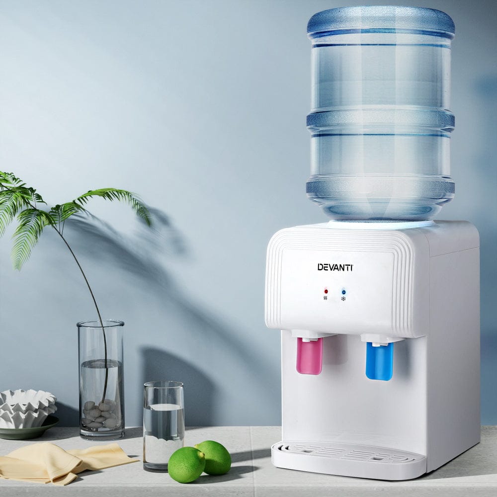 Devanti Appliances > Kitchen Appliances > Water Dispensers Devanti Water Cooler Dispenser Bench Top White