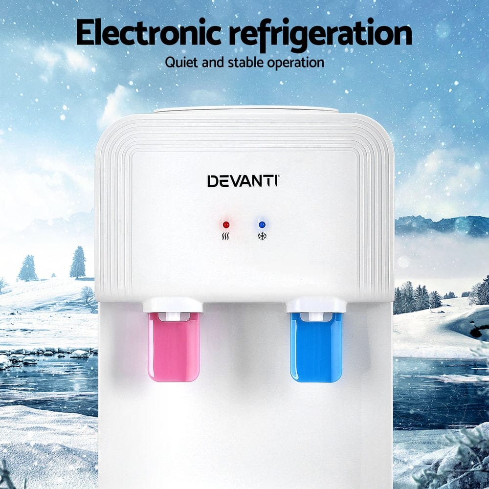 Devanti Appliances > Kitchen Appliances > Water Dispensers Devanti Water Cooler Dispenser Bench Top White