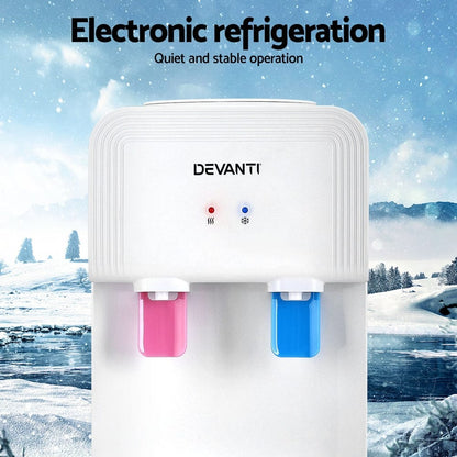Devanti Appliances > Kitchen Appliances > Water Dispensers Devanti Water Cooler Dispenser Bench Top White