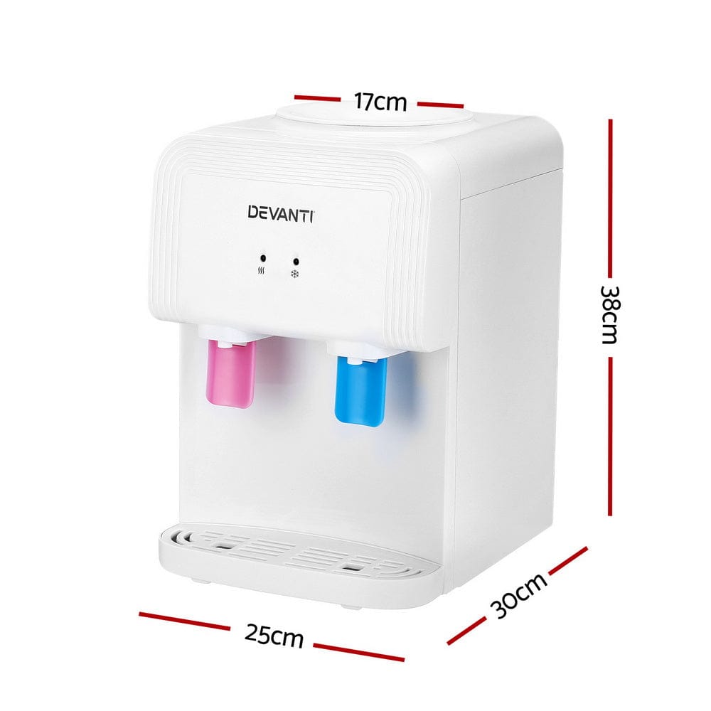 Devanti Appliances > Kitchen Appliances > Water Dispensers Devanti Water Cooler Dispenser Bench Top White