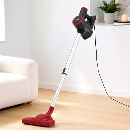 Devanti Appliances > Vacuum Cleaners > Stick Vacuums Devanti 3-in-1 Corded Stick Vacuum Cleaner, 16000Pa Strong Suction, Red