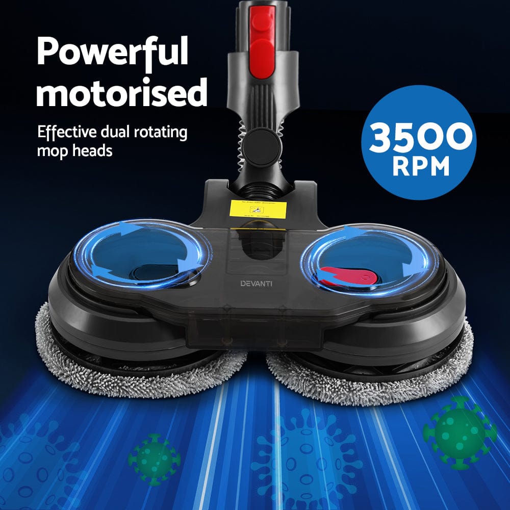 Devanti Appliances > Vacuum Cleaners > Stick Vacuums Devanti Electric Mop Head for Dyson V7 8 10 11 15